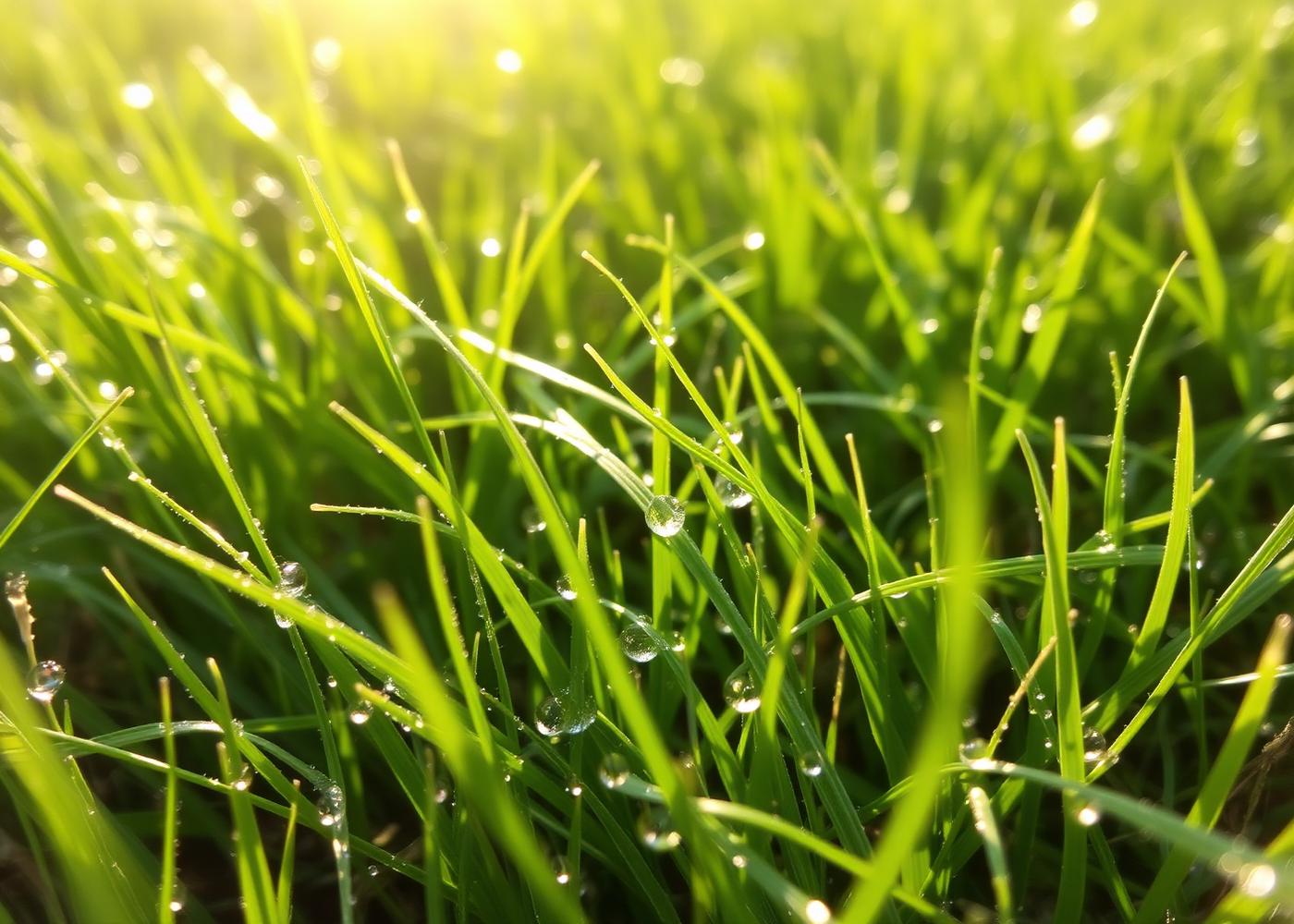 Tall Fescue grass close-up